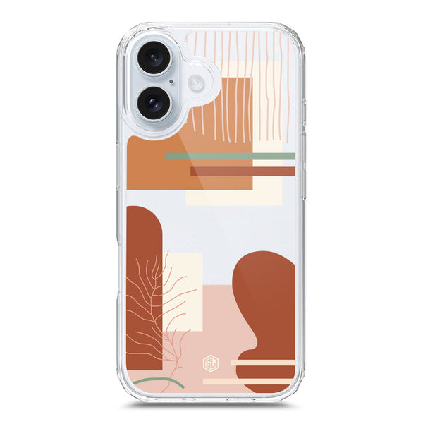 Aesthetic Modern Art Series - Design 6 - Soft Phone Case - Crystal Clear Case - iPhone 16