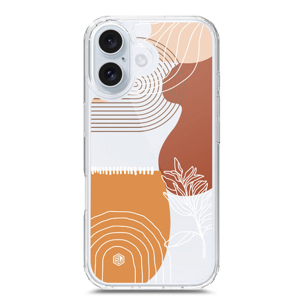Aesthetic Modern Art Series - Design 2 - Soft Phone Case - Crystal Clear Case - iPhone 16