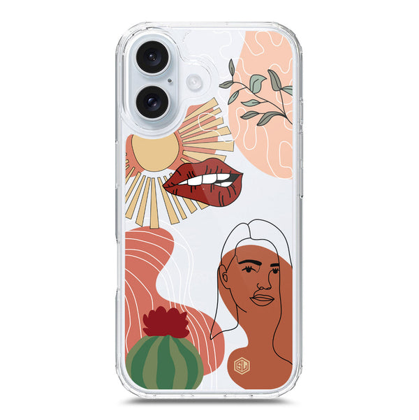 Aesthetic Modern Art Series - Design 5 - Soft Phone Case - Crystal Clear Case - iPhone 16