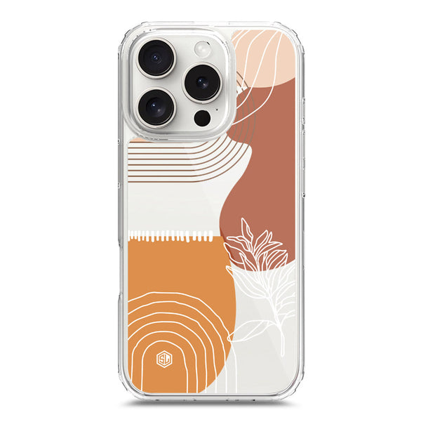 Aesthetic Modern Art Series - Design 2 - Soft Phone Case - Crystal Clear Case - iPhone 16 Pro