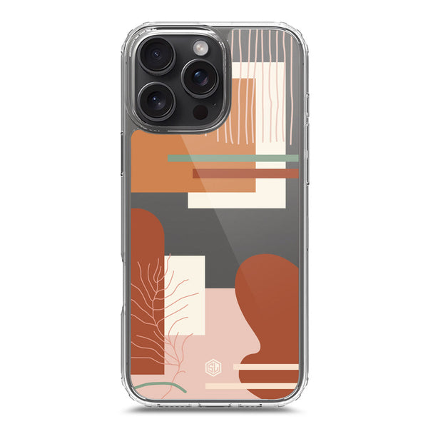 Aesthetic Modern Art Series - Design 6 - Soft Phone Case - Crystal Clear Case - iPhone 16 Pro Max