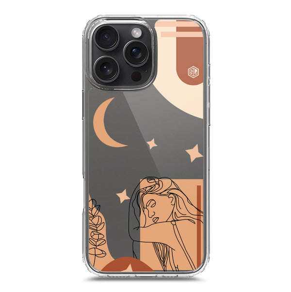 Aesthetic Modern Art Series - Design 4 - Soft Phone Case - Crystal Clear Case - iPhone 16 Pro Max
