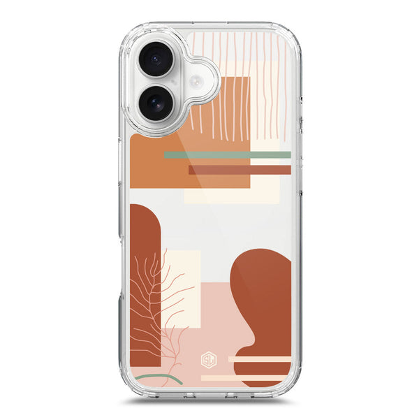 Aesthetic Modern Art Series - Design 6 - Soft Phone Case - Crystal Clear Case - iPhone 17
