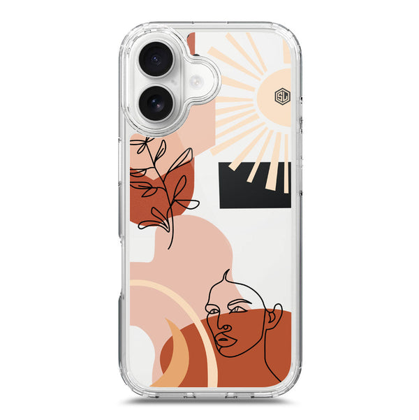 Aesthetic Modern Art Series - Design 1 - Soft Phone Case - Crystal Clear Case - iPhone 17