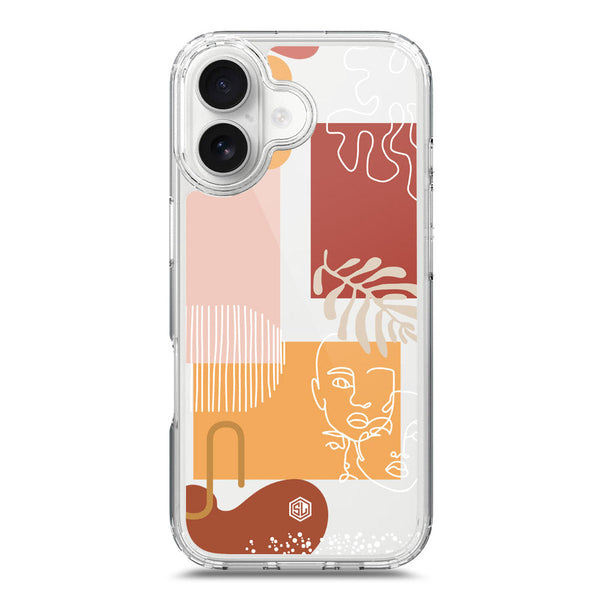 Aesthetic Modern Art Series - Design 3 - Soft Phone Case - Crystal Clear Case - iPhone 17