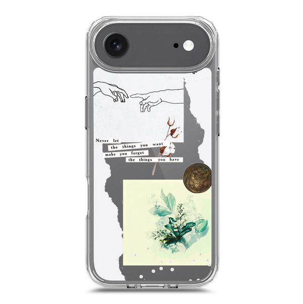 Pink Aesthetic Design Soft Phone Case - Crystal Clear Case - iPhone 17 Air