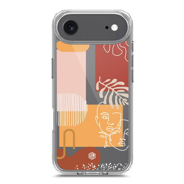 Aesthetic Modern Art Series - Design 3 - Soft Phone Case - Crystal Clear Case - iPhone 17 Air