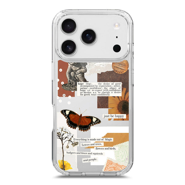 Aesthetic Design - Design 2 - Soft Phone Case - Crystal Clear Case - iPhone 17 Pro