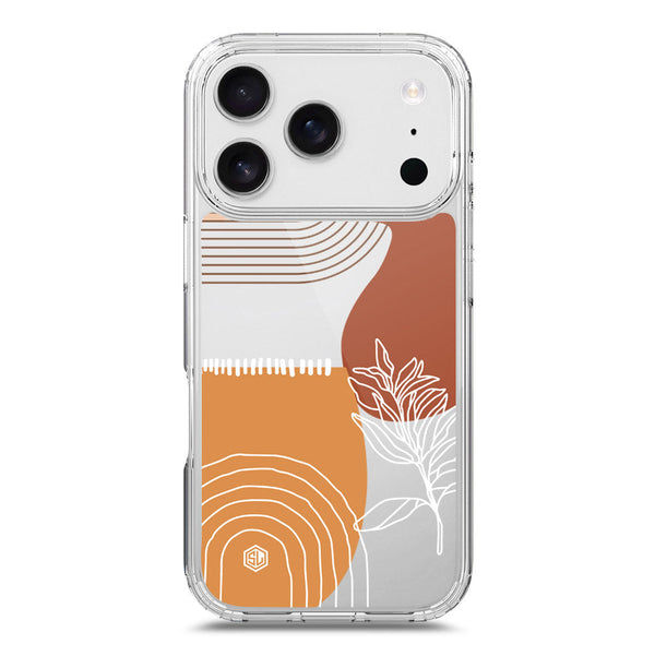 Aesthetic Modern Art Series - Design 2 - Soft Phone Case - Crystal Clear Case - iPhone 17 Pro
