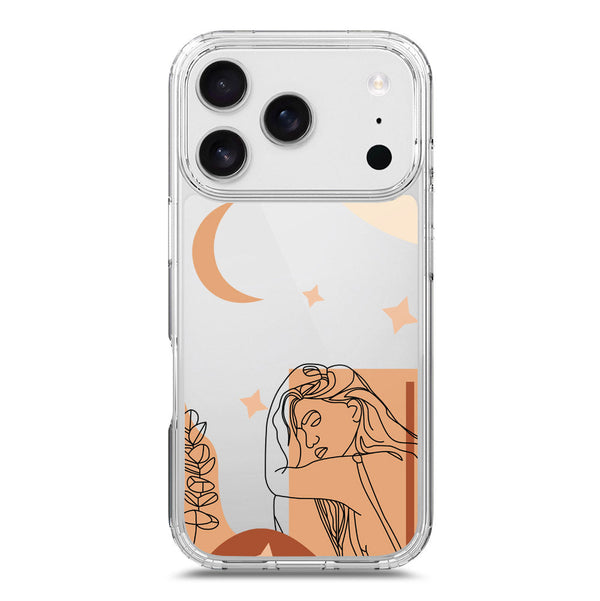 Aesthetic Modern Art Series - Design 4 - Soft Phone Case - Crystal Clear Case - iPhone 17 Pro