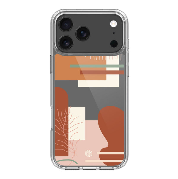 Aesthetic Modern Art Series - Design 6 - Soft Phone Case - Crystal Clear Case - iPhone 17 Pro Max