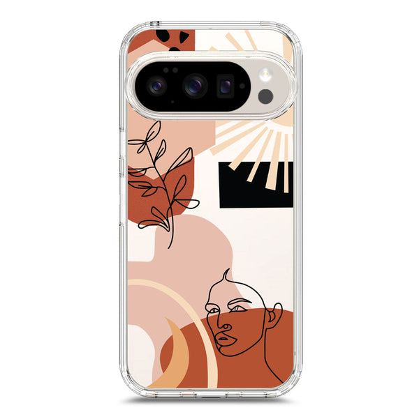 Aesthetic Modern Art Series - Design 1 - Soft Phone Case - Crystal Clear Case - Google Pixel 10