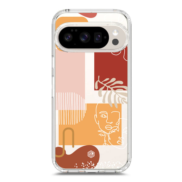 Aesthetic Modern Art Series - Design 3 - Soft Phone Case - Crystal Clear Case - Google Pixel 10