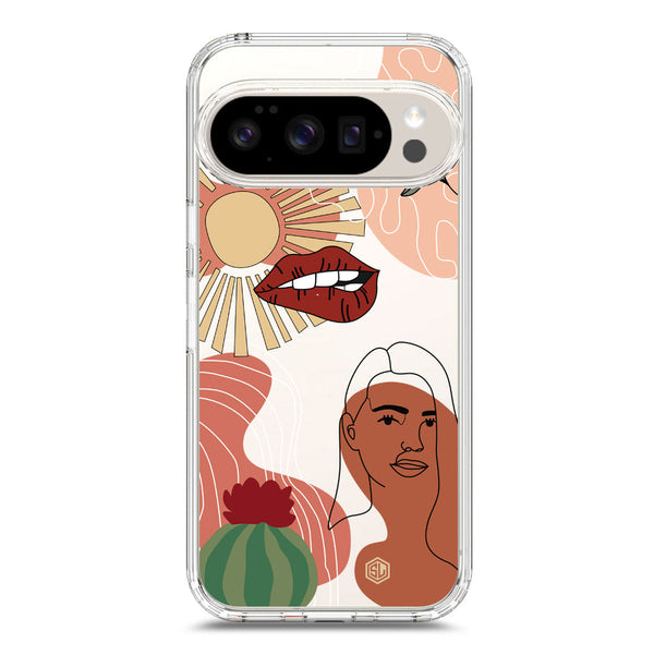Aesthetic Modern Art Series - Design 5 - Soft Phone Case - Crystal Clear Case - Google Pixel 10
