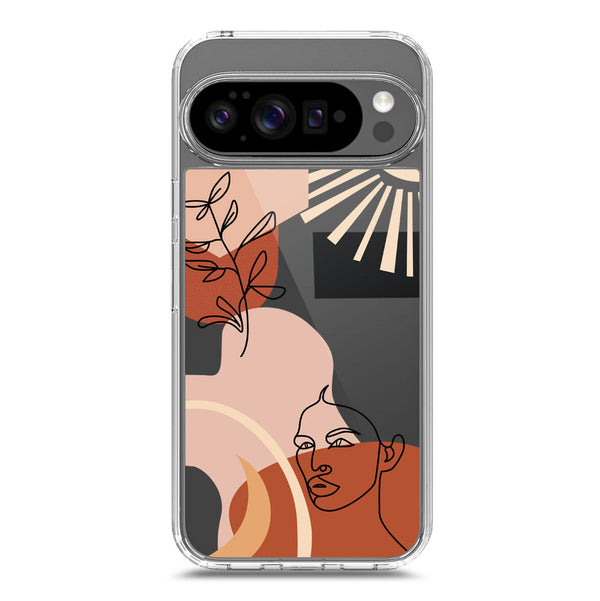 Aesthetic Modern Art Series - Design 1 - Soft Phone Case - Crystal Clear Case - Google Pixel 10 Pro XL