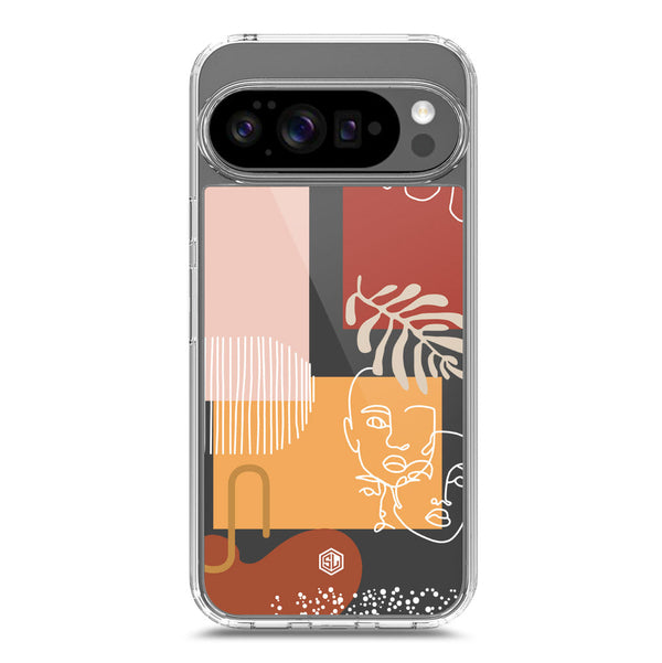 Aesthetic Modern Art Series - Design 3 - Soft Phone Case - Crystal Clear Case - Google Pixel 10 Pro XL