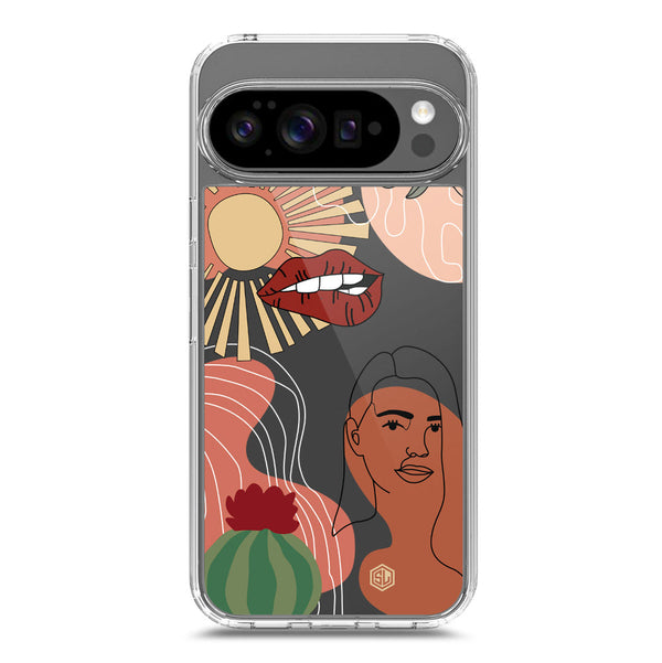 Aesthetic Modern Art Series - Design 5 - Soft Phone Case - Crystal Clear Case - Google Pixel 10 Pro XL