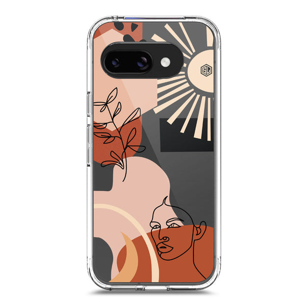 Aesthetic Modern Art Series - Design 1 - Soft Phone Case - Crystal Clear Case - Google Pixel 9a
