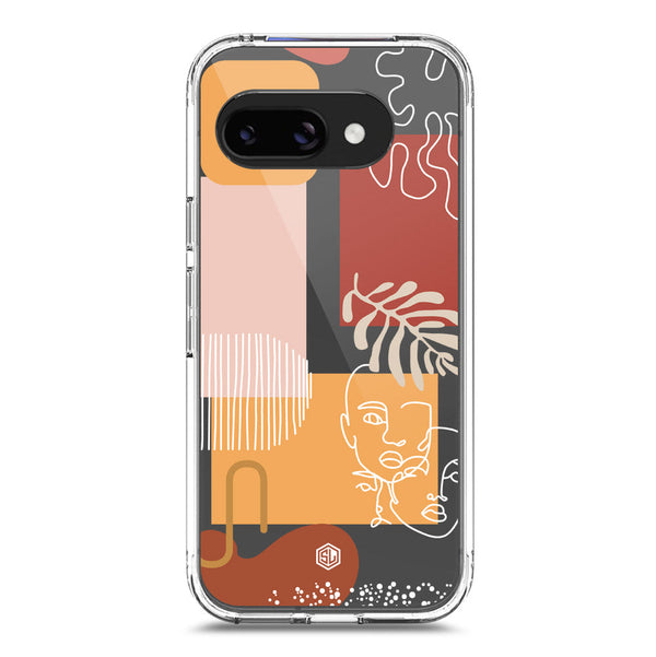 Aesthetic Modern Art Series - Design 3 - Soft Phone Case - Crystal Clear Case - Google Pixel 9a