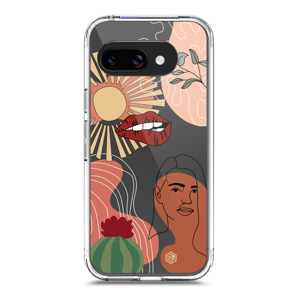 Aesthetic Modern Art Series - Design 5 - Soft Phone Case - Crystal Clear Case - Google Pixel 9a