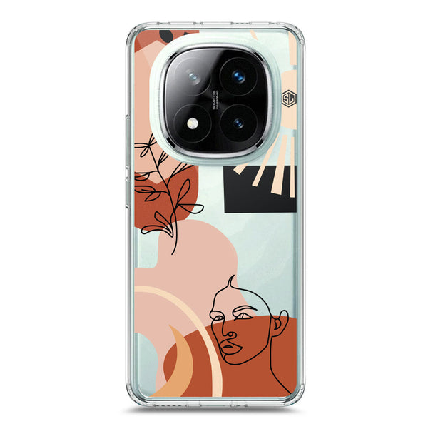 Aesthetic Modern Art Series - Design 1 - Soft Phone Case - Crystal Clear Case - Xiaomi Redmi Note 14 Pro Plus 5G
