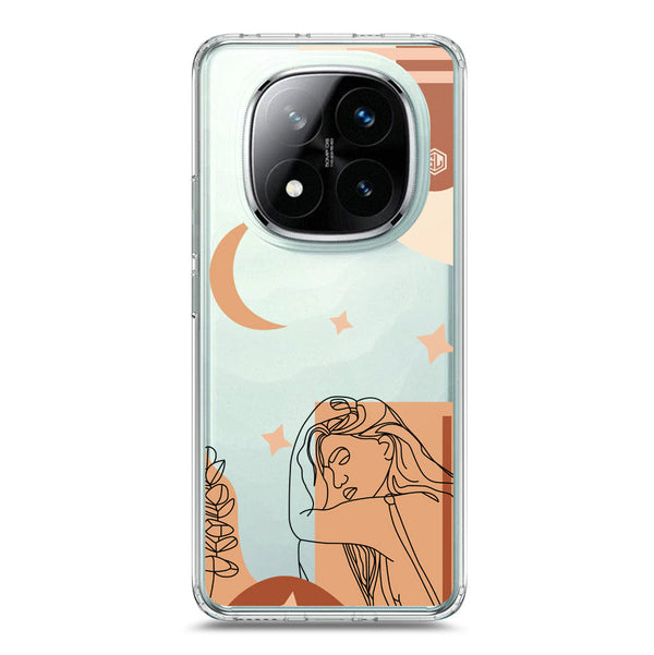Aesthetic Modern Art Series - Design 4 - Soft Phone Case - Crystal Clear Case - Xiaomi Redmi Note 14 Pro Plus 5G