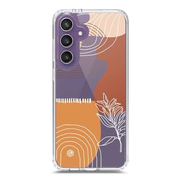 Aesthetic Modern Art Series - Design 2 - Soft Phone Case - Crystal Clear Case - Samsung Galaxy S24 FE