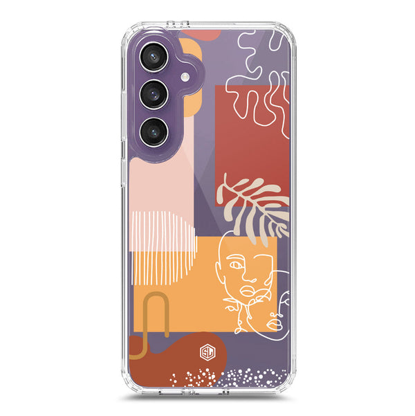 Aesthetic Modern Art Series - Design 3 - Soft Phone Case - Crystal Clear Case - Samsung Galaxy S24 FE