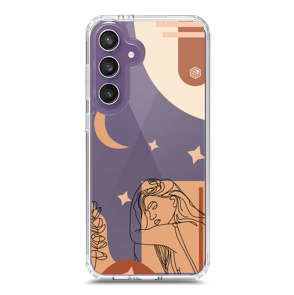 Aesthetic Modern Art Series - Design 4 - Soft Phone Case - Crystal Clear Case - Samsung Galaxy S24 FE