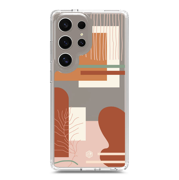 Aesthetic Modern Art Series - Design 6 - Soft Phone Case - Crystal Clear Case - Samsung Galaxy S25 Ultra