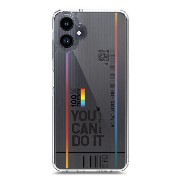 You Can Do It - Soft Phone Case - Crystal Clear Case - Samsung Galaxy A06