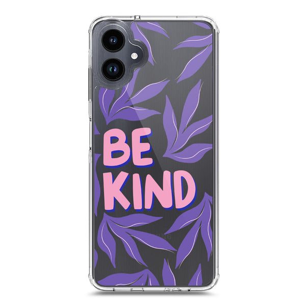 Be Kind - Soft Phone Case - Crystal Clear Case - Samsung Galaxy A06