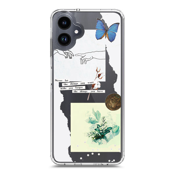 Pink Aesthetic Design Soft Phone Case - Crystal Clear Case - Samsung Galaxy A06