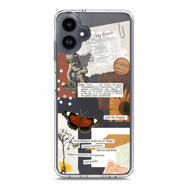 Aesthetic Design - Design 2 - Soft Phone Case - Crystal Clear Case - Samsung Galaxy A06