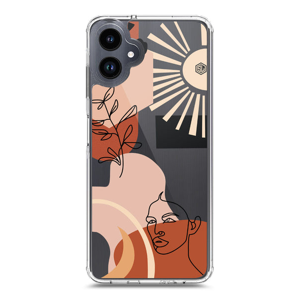 Aesthetic Modern Art Series - Design 1 - Soft Phone Case - Crystal Clear Case - Samsung Galaxy A06
