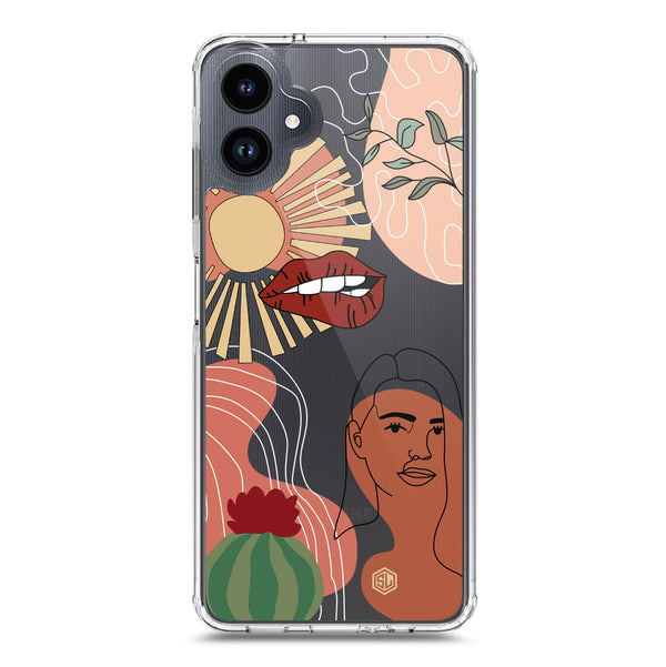 Aesthetic Modern Art Series - Design 5 - Soft Phone Case - Crystal Clear Case - Samsung Galaxy A06