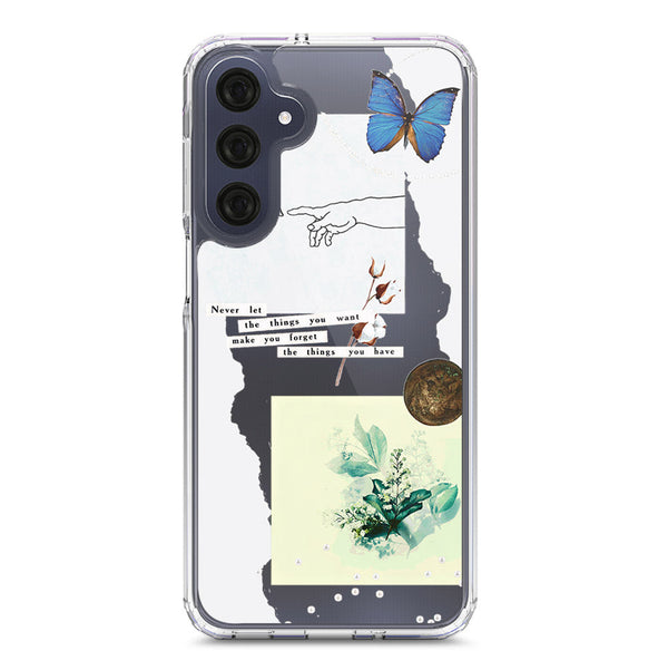 Pink Aesthetic Design Soft Phone Case - Crystal Clear Case - Samsung Galaxy A16