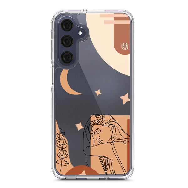 Aesthetic Modern Art Series - Design 4 - Soft Phone Case - Crystal Clear Case - Samsung Galaxy A16