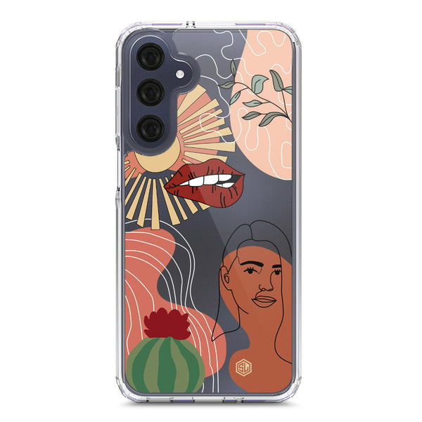 Aesthetic Modern Art Series - Design 5 - Soft Phone Case - Crystal Clear Case - Samsung Galaxy A16