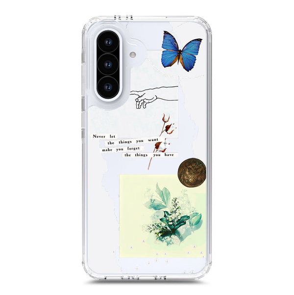 Pink Aesthetic Design Soft Phone Case - Crystal Clear Case - Samsung Galaxy A26