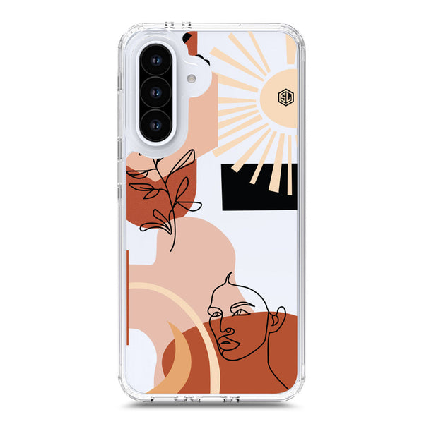 Aesthetic Modern Art Series - Design 1 - Soft Phone Case - Crystal Clear Case - Samsung Galaxy A26