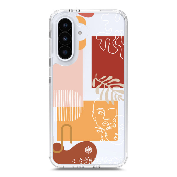 Aesthetic Modern Art Series - Design 3 - Soft Phone Case - Crystal Clear Case - Samsung Galaxy A26