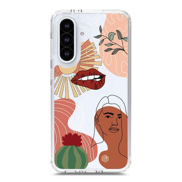 Aesthetic Modern Art Series - Design 5 - Soft Phone Case - Crystal Clear Case - Samsung Galaxy A26