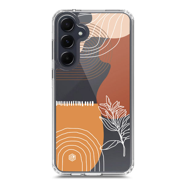 Aesthetic Modern Art Series - Design 2 - Soft Phone Case - Crystal Clear Case - Samsung Galaxy A55