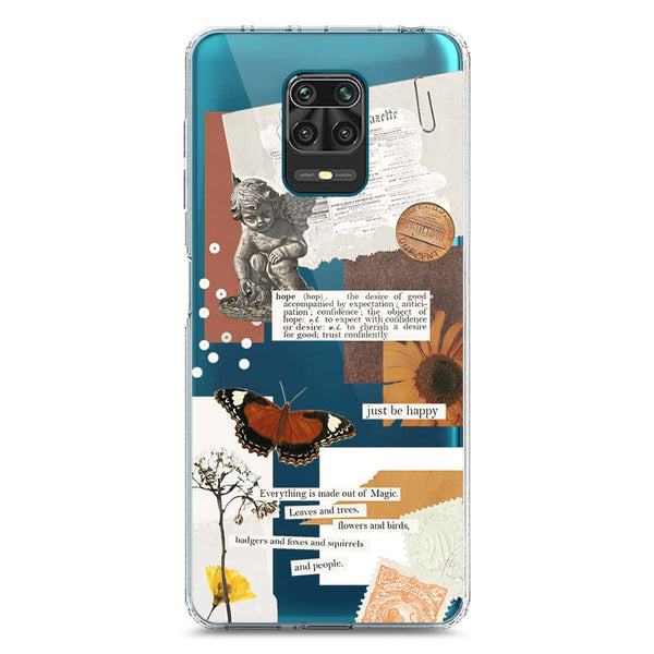 Aesthetic Design - Design 2 - Soft Phone Case - Crystal Clear Case - Xiaomi Redmi Note 9S