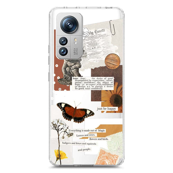 Aesthetic Design - Design 2 - Soft Phone Case - Crystal Clear Case - Xiaomi 12S Pro