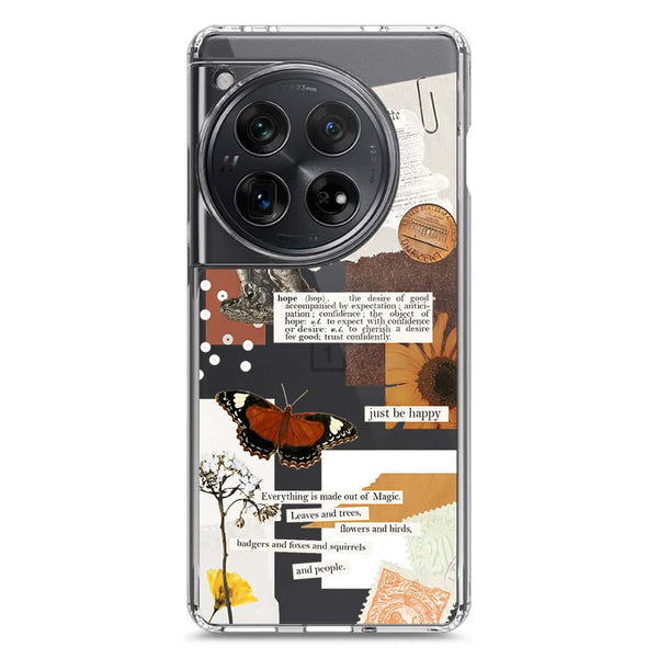 Aesthetic Design - Design 2 - Soft Phone Case - Crystal Clear Case - OnePlus 12