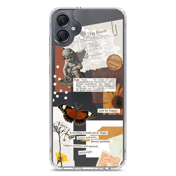 Aesthetic Design - Design 2 - Soft Phone Case - Crystal Clear Case - Samsung Galaxy A05