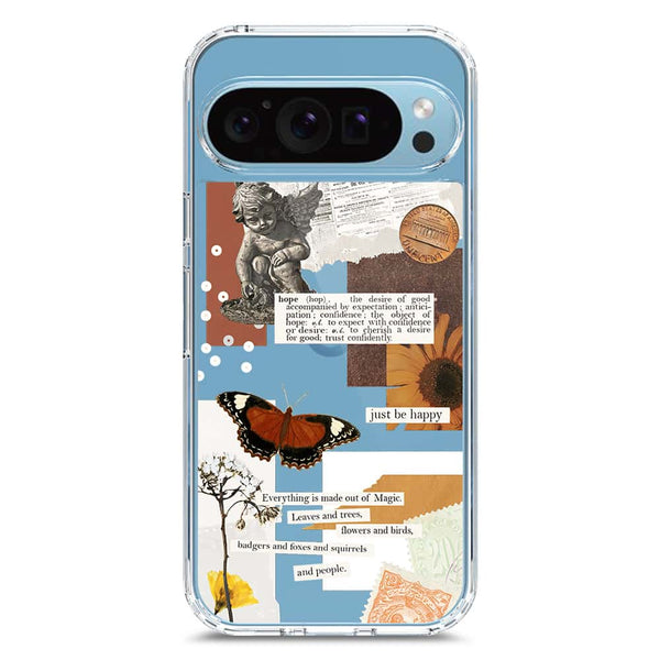 Aesthetic Design - Design 2 - Soft Phone Case - Crystal Clear Case - Google Pixel 9