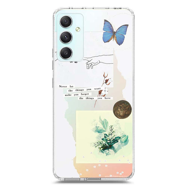 Aesthetic Collage Design - Design 3 - Soft Phone Case - Crystal Clear Case - Samsung Galaxy A34 5G